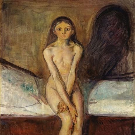 Illustration Puberté, 1894-95, huile sur toile. Crédit photo : Céline Bonnelye.
