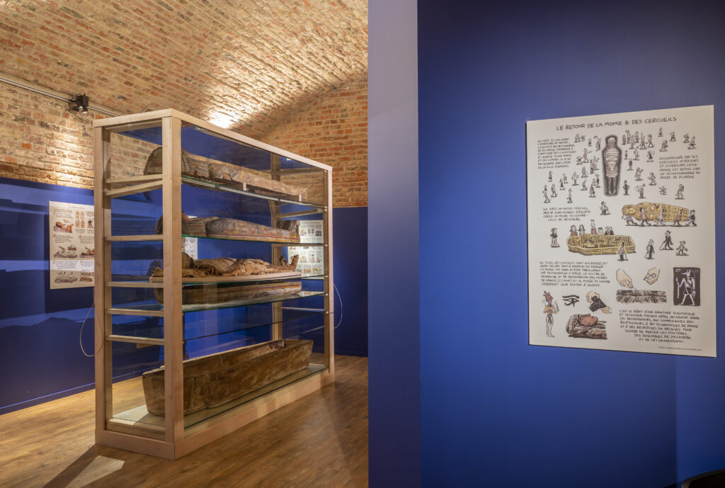 Exposition "Le retour de la Momie & des cercueils", musée de Picardie, Amiens.