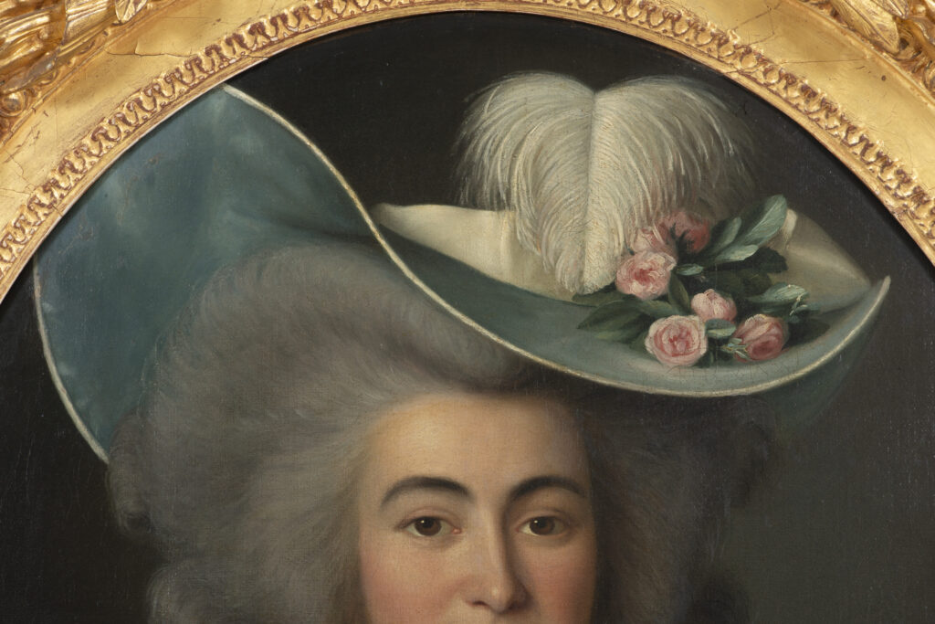 huile sur toile, V 1785, Robe à l’anglaise de fantaisie