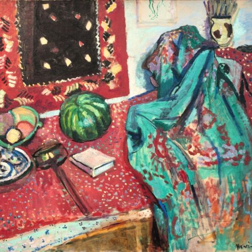 Les tapis rouge - 1906 © Succession H. Matisse Photo © Centre Pompidou, Mnam-Cci Georges Meguerditchian Dist. Rmn-Gp