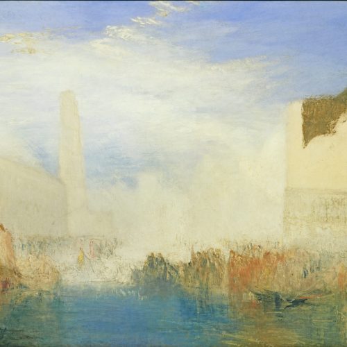 Venice, the Piazzetta with the Ceremony of the Doge Marrying the Sea